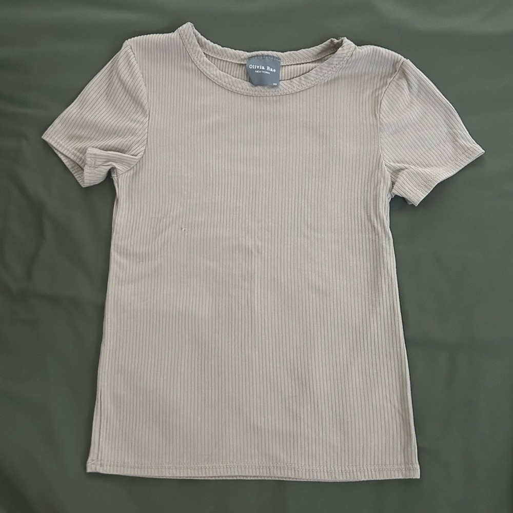 Olivia Rae Ribbed baby-tee